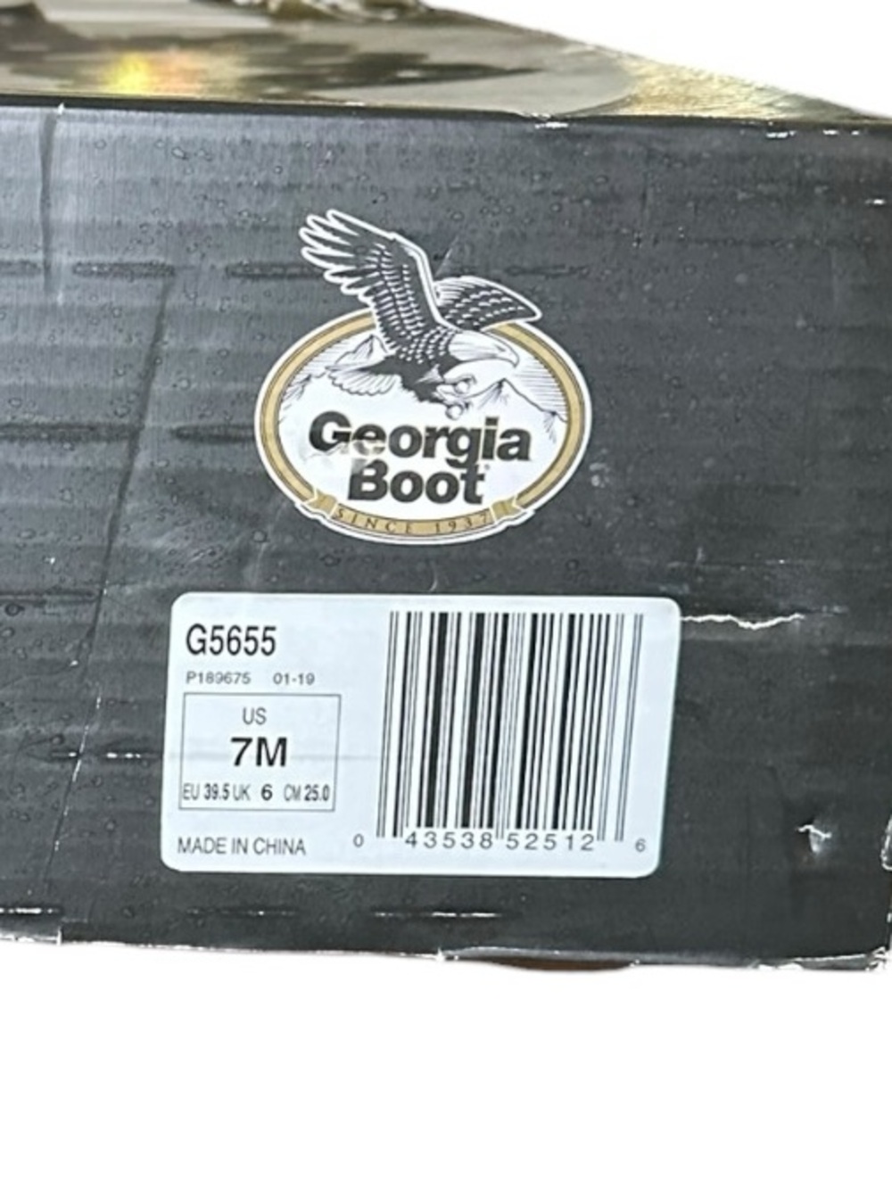 Georgia Muddog Brown Waterproof Steel Toe Work Boot NWOT - Picture 7 of 12